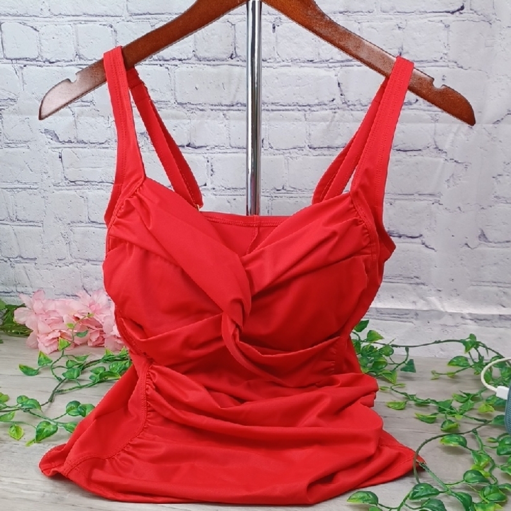 Ruby Ribbon Tankini Top NWOT